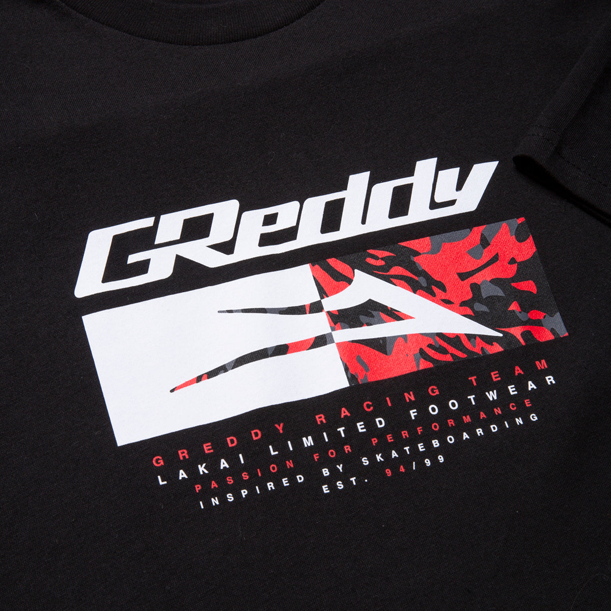 Lakai x GReddy KG21 Tee  - Black  (Limited Stock)