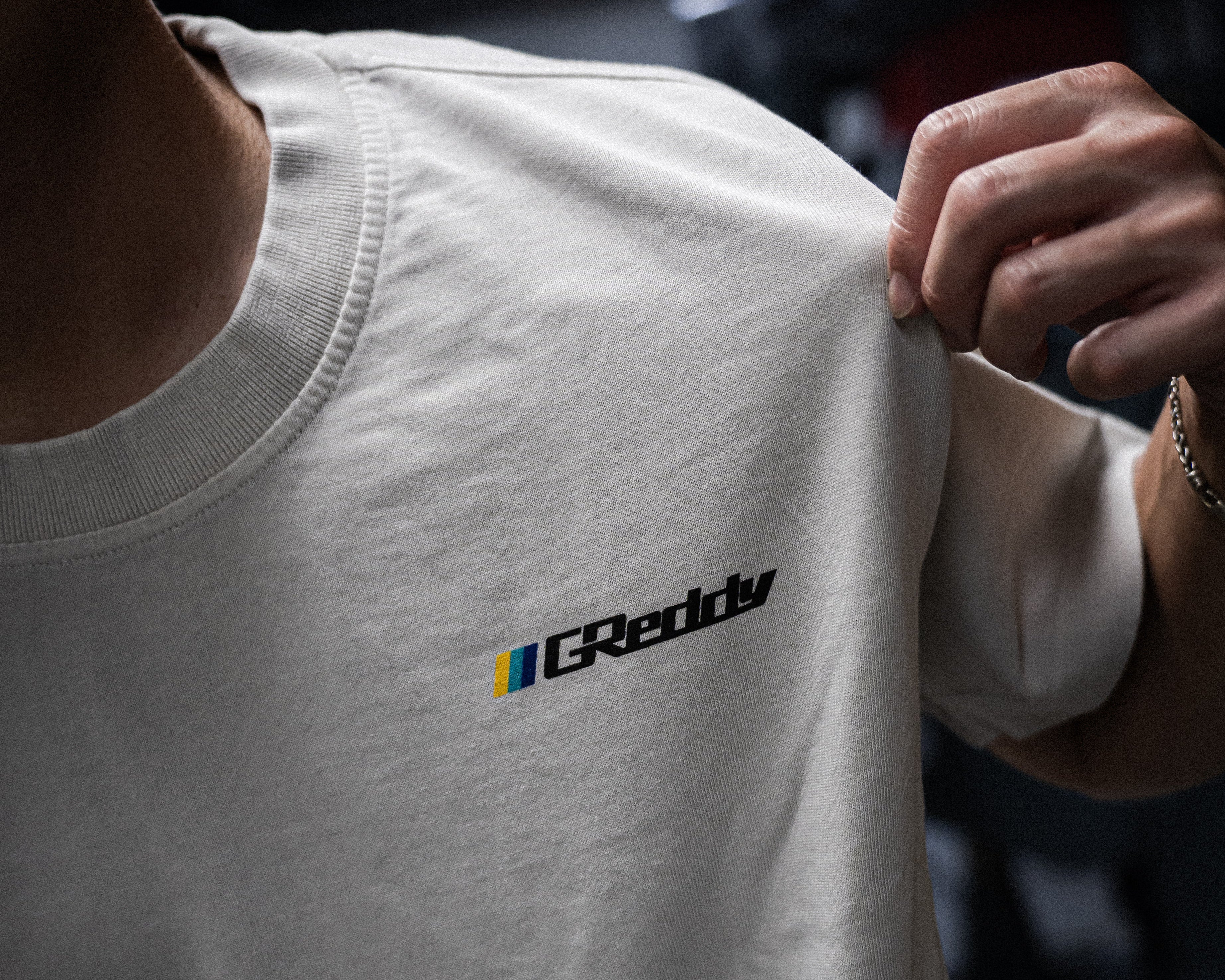 GReddy Heritage 4.0 Boxy Tee - Pigment Lunar Rock