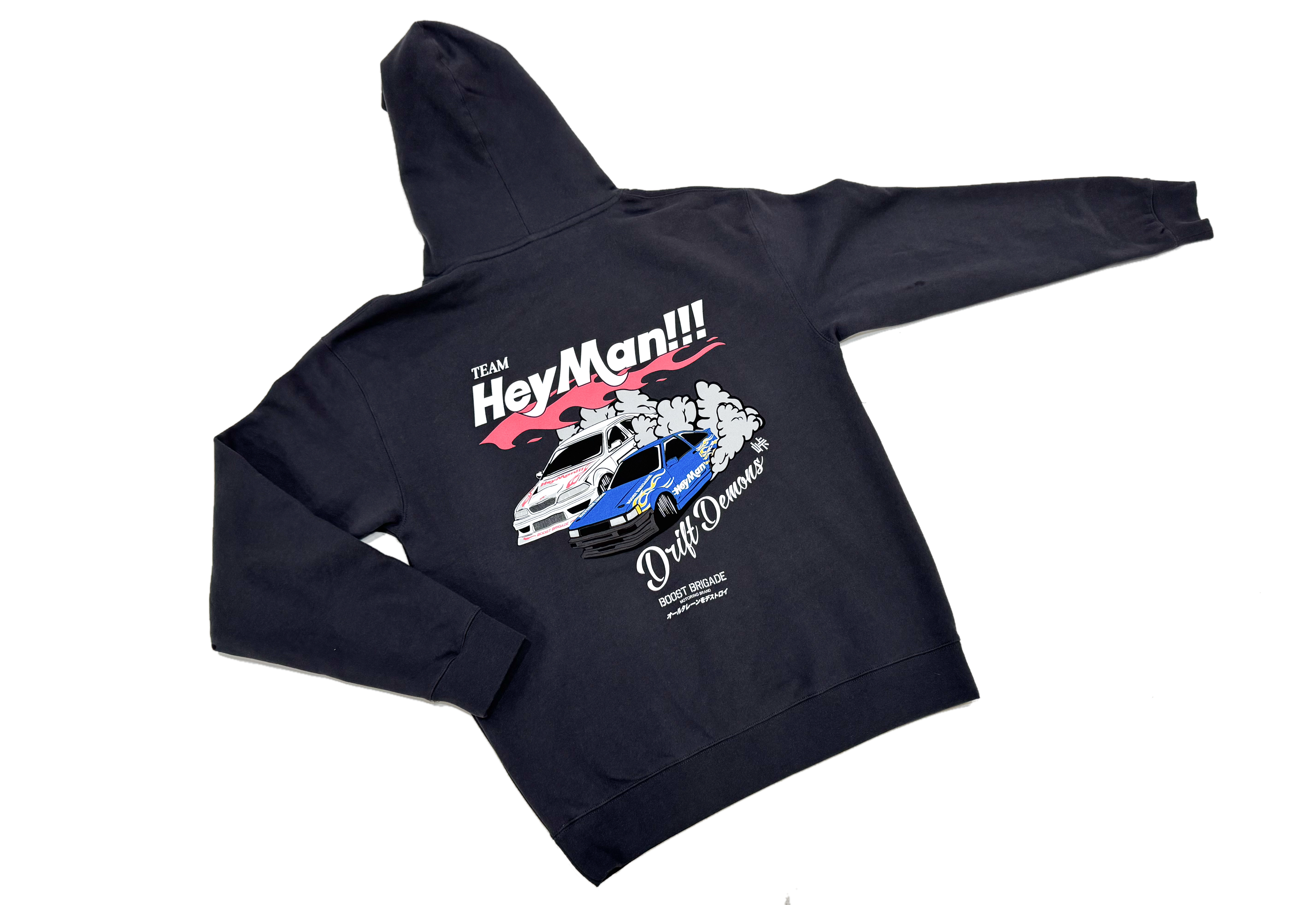 Boost Brigade X HeyMan Pull-over Hoodie - Asphalt
