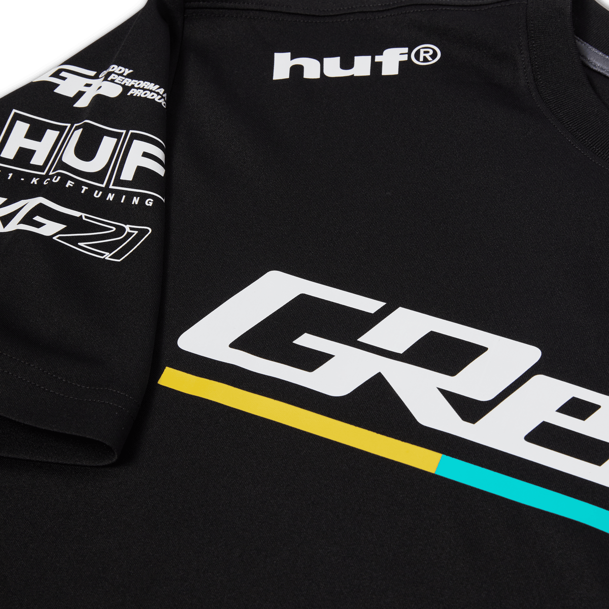 HUF x GReddy Formula Jersey - Black