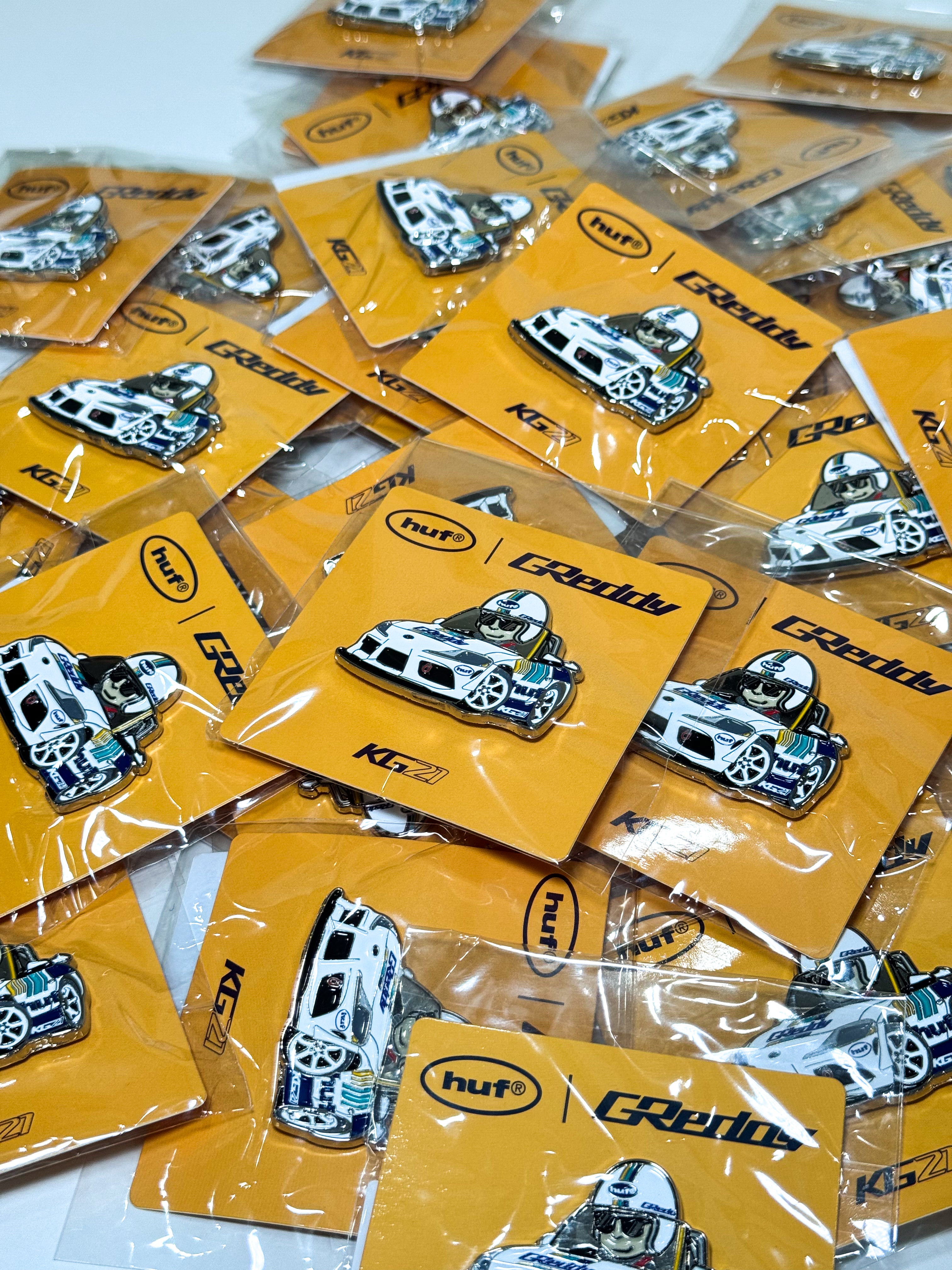 HUF x GReddy Gushi Pin