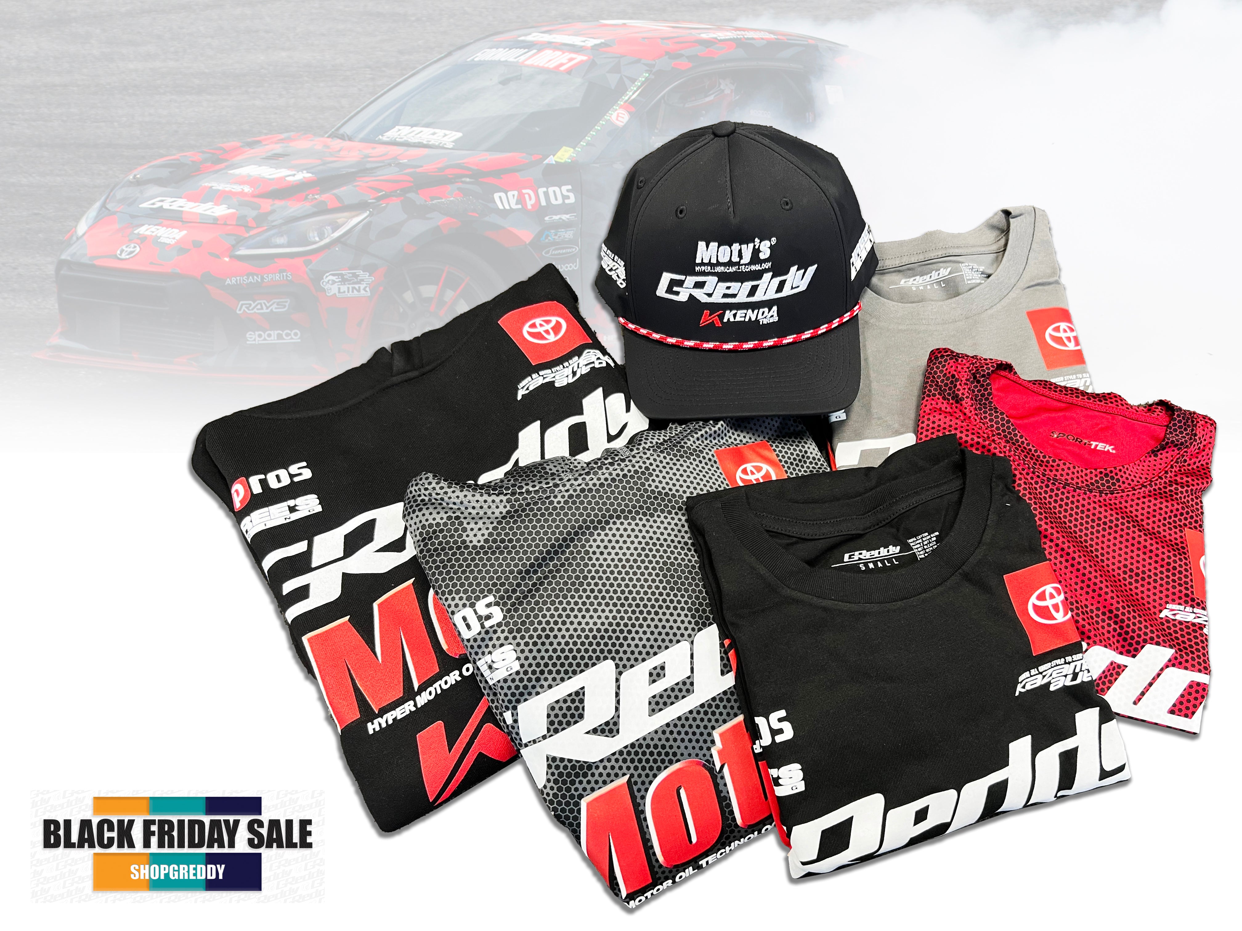 SALE - GReddy / Ken Gushi Team Ultimate Fan Combo(s), Sizes S-3XL - (6/7 piece Team Merch Set)