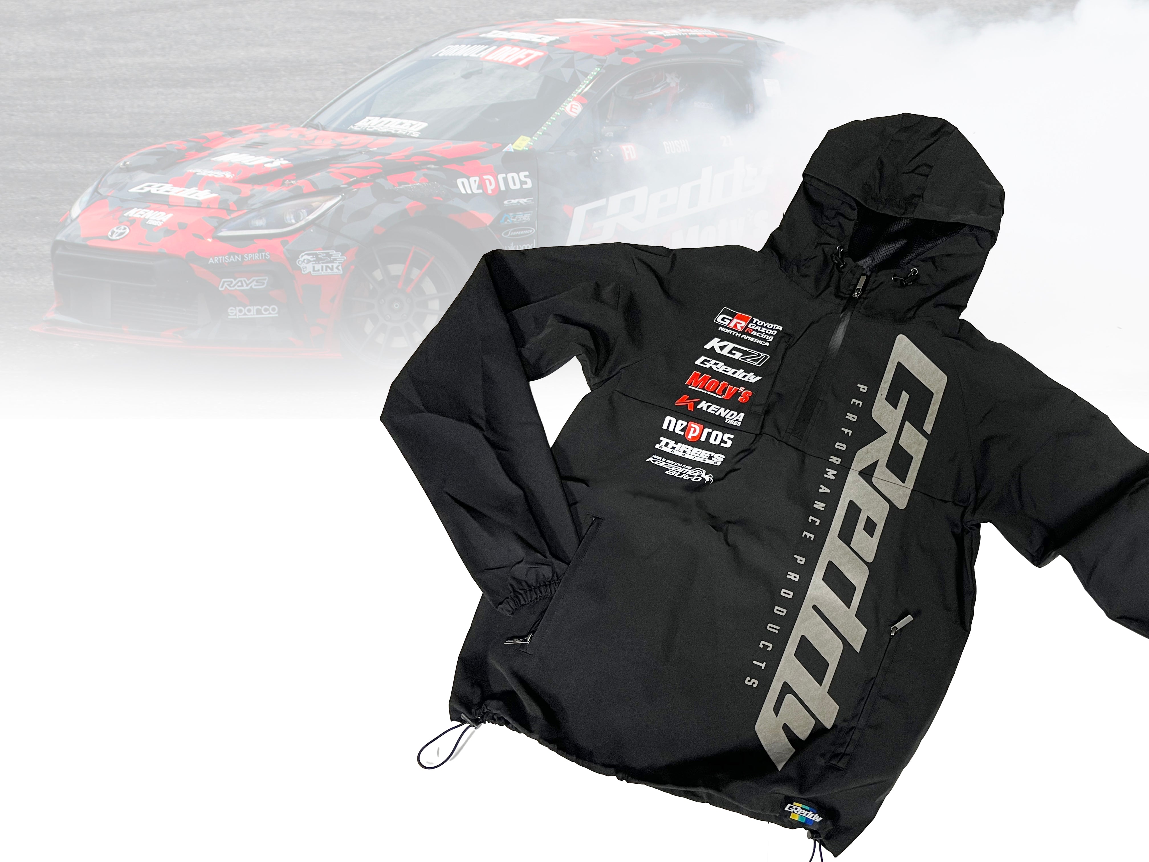 SALE - GReddy / Ken Gushi Team Packable Jacket Sizes S-3XL