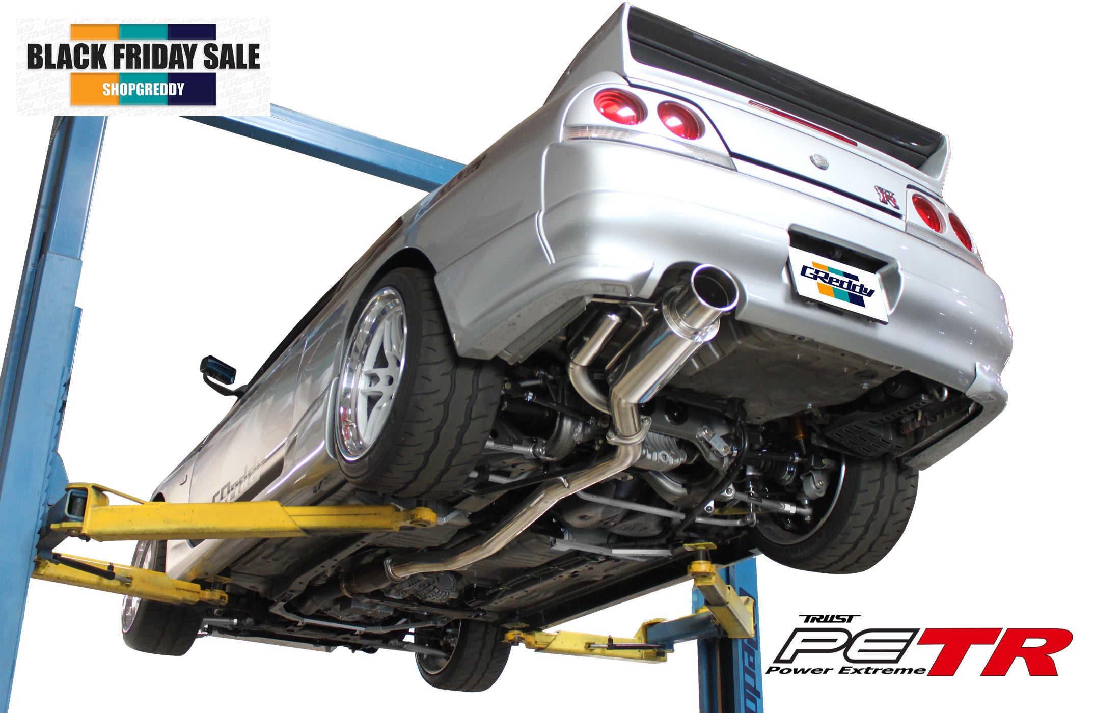 SALE - TRUST BCNR33 Skyline GT-R PE-TR 80mm Cat-back Exhaust