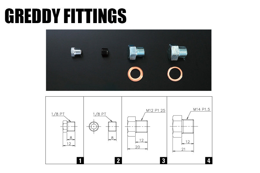 PLUG BOLT UNION NO.2   1/8 HEX- (11900672)