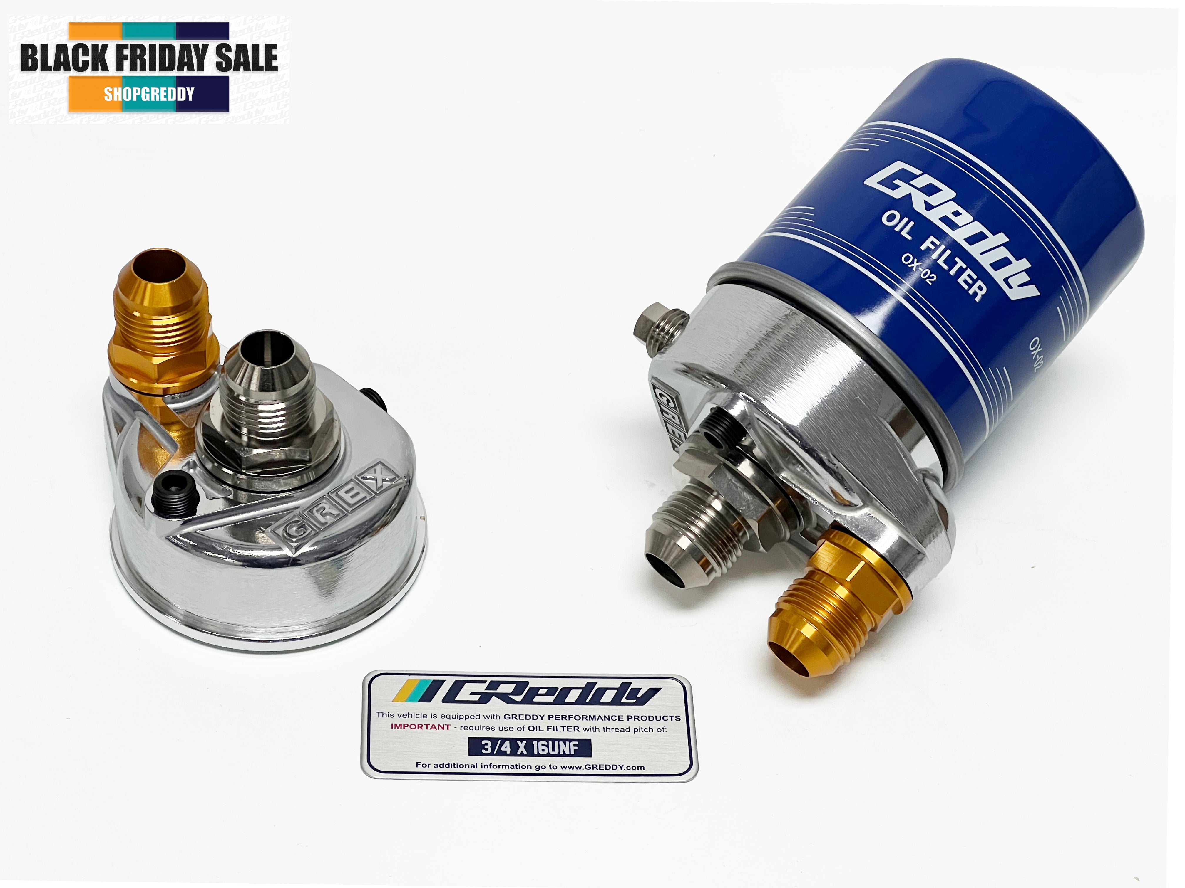 SALE - Special GReddy AN-type Oil Filter Relocation Set-up Set Combo.