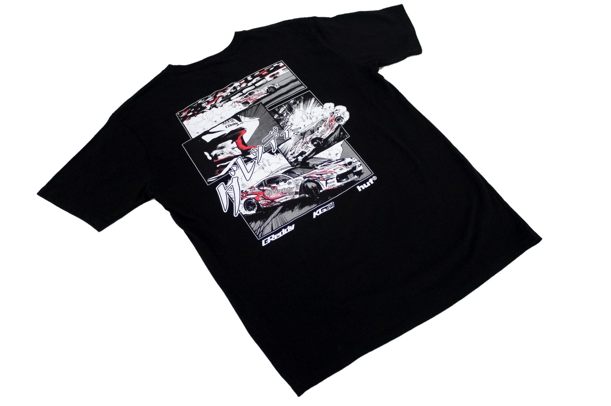 GReddy X HUF Reveal KG21 Tee(s)  - Black