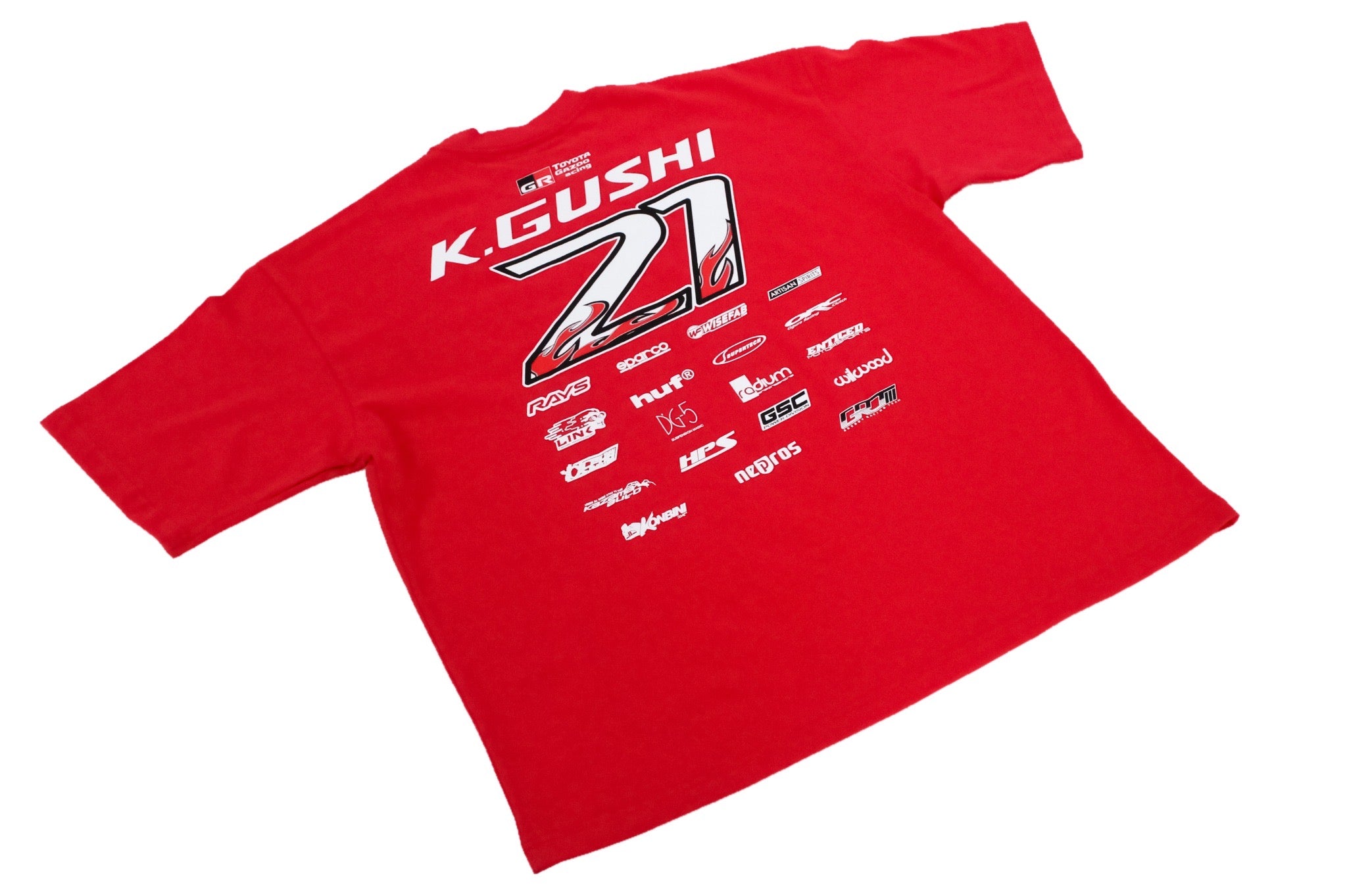 2025 K.Gushi Team (Boxy Fit) Tee(s)  - Red