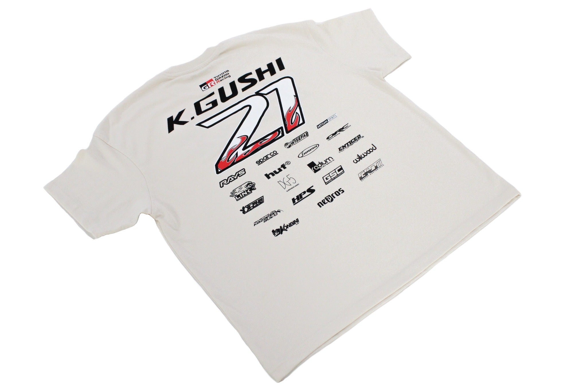 2025 K.Gushi Team (Boxy Fit) Tee(s)  - Cream White