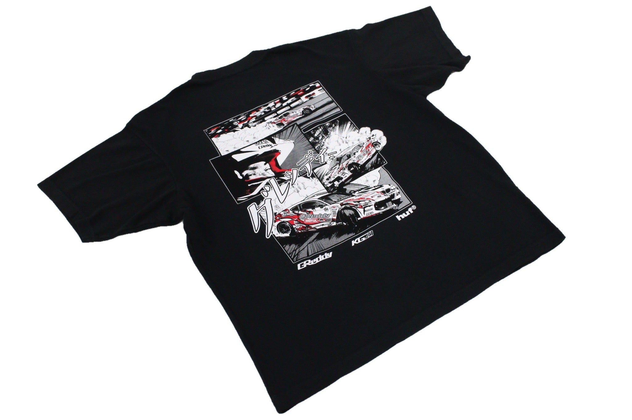 GReddy X HUF Reveal KG21 (Boxy Fit) Tee(s)  - Pigment Black