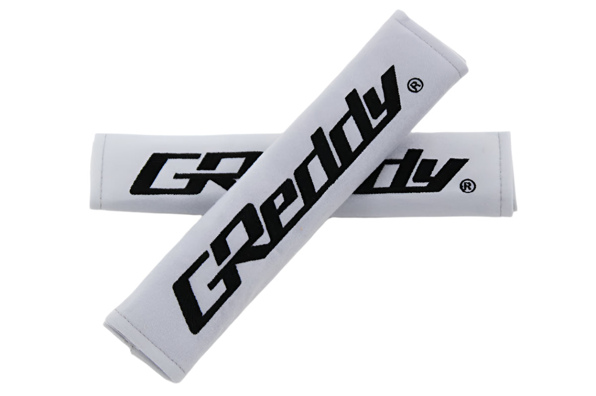 GREDDY SEAT BELT SHOULDER PADS - GREY - (18001991)