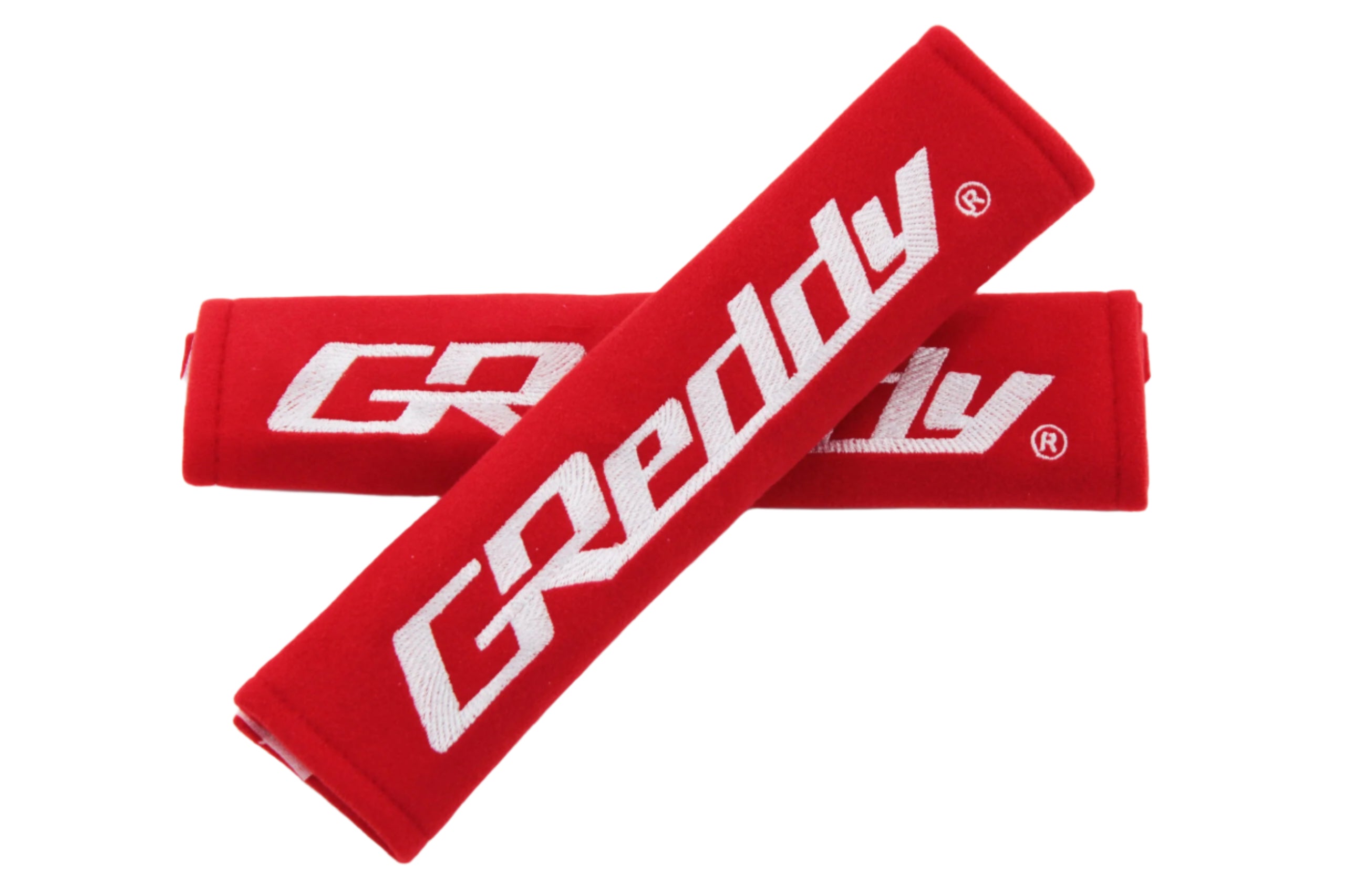 GREDDY SEAT BELT SHOULDER PADS - RED - (18001990)